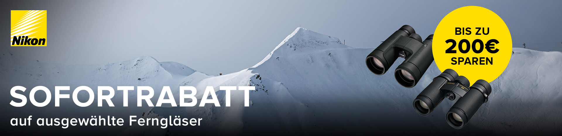 Nikon Sofortrabatt für Ferngläser Nikon Sofortrabatt für Ferngläser